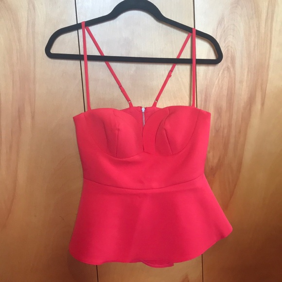 Kendall & Kylie Tops - Kendall & Kylie Peplum Bustier Top NWT